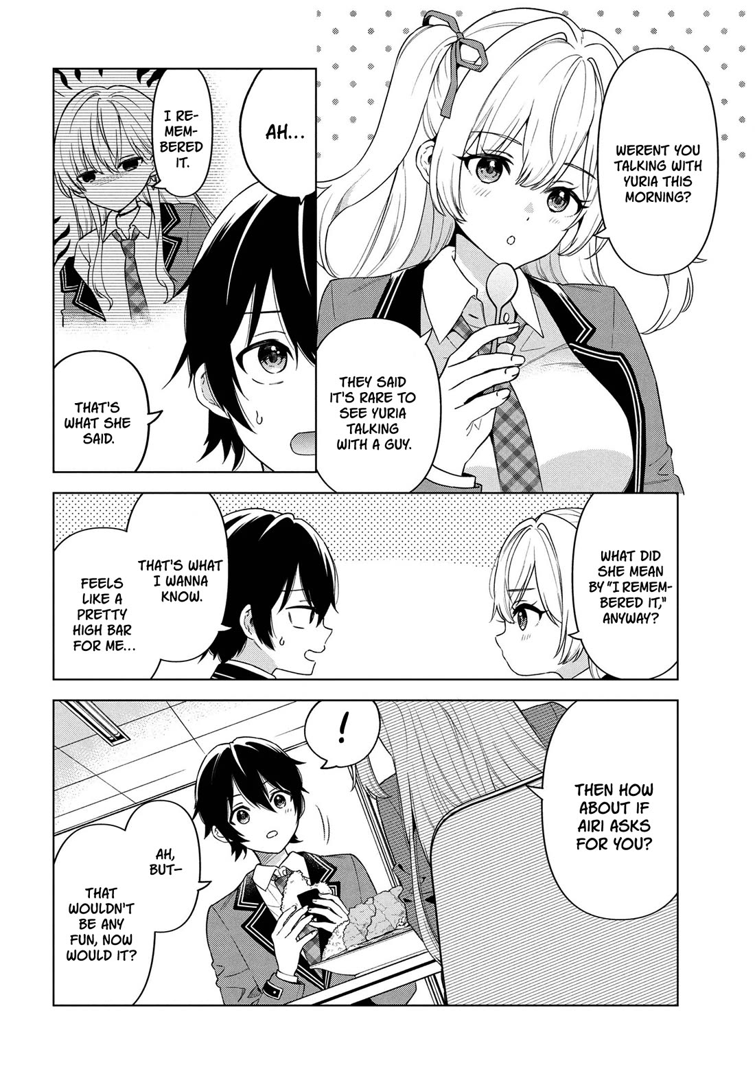 When the Introverted Me Got Surrounded by S-Tier Beauties After a Seat Change, a Secret Relationship Began Chapter 2 - Page 6