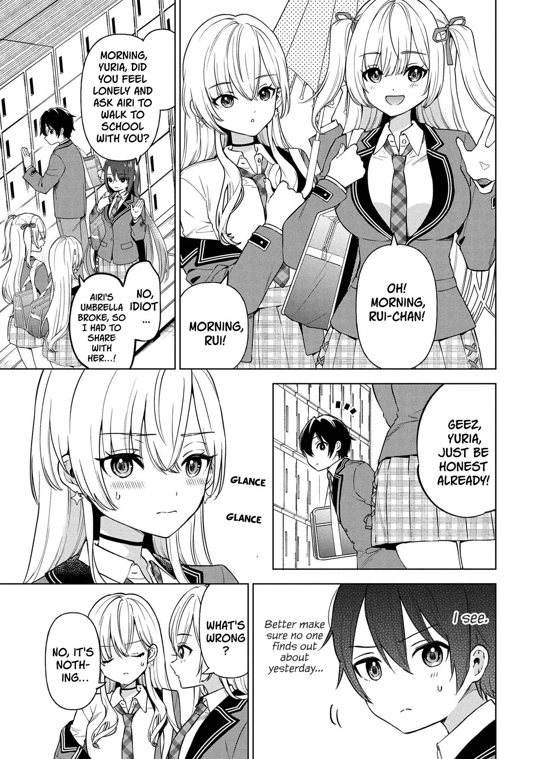 When the Introverted Me Got Surrounded by S-Tier Beauties After a Seat Change, a Secret Relationship Began Chapter 3 - Page 3