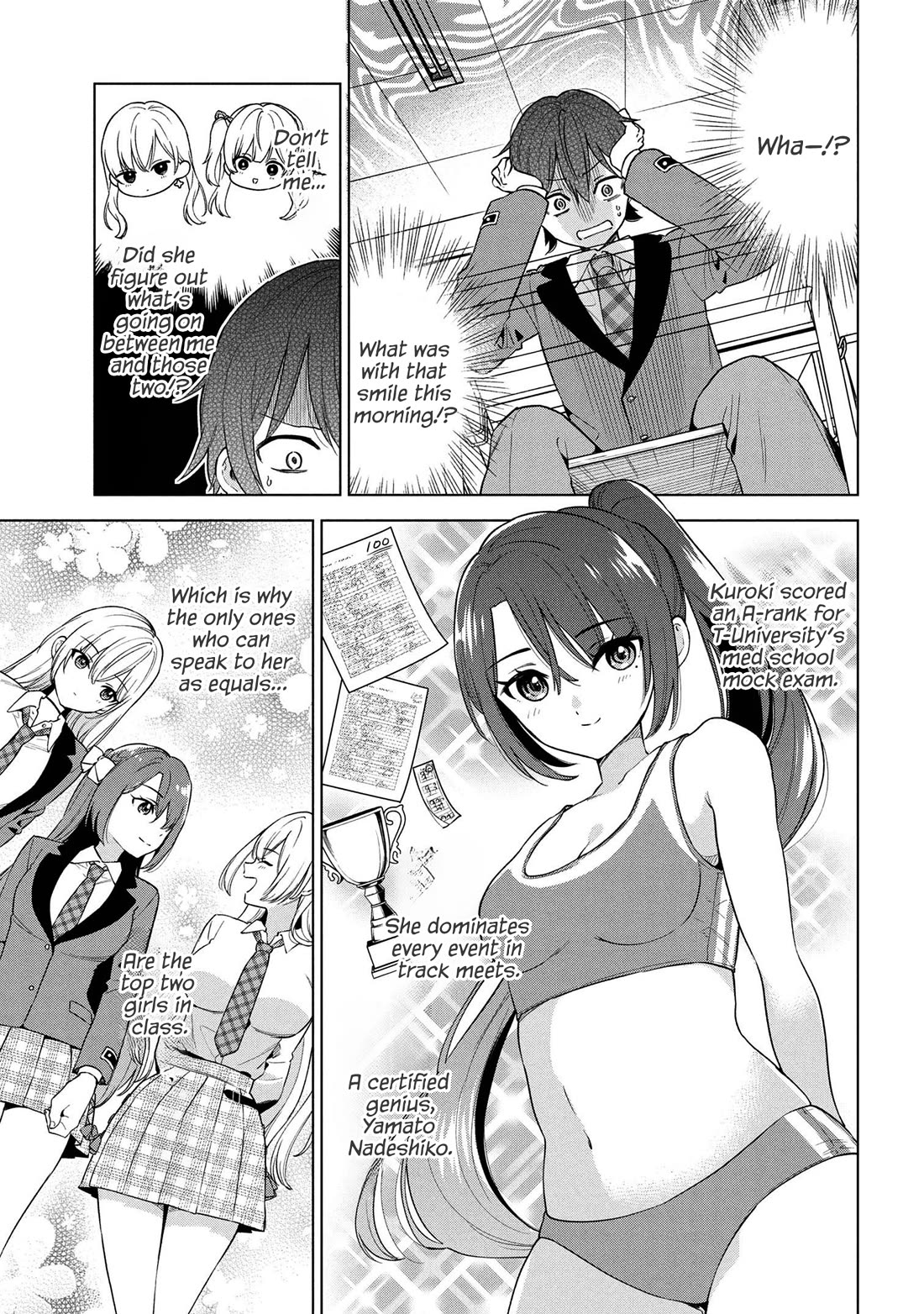 When the Introverted Me Got Surrounded by S-Tier Beauties After a Seat Change, a Secret Relationship Began Chapter 3 - Page 5
