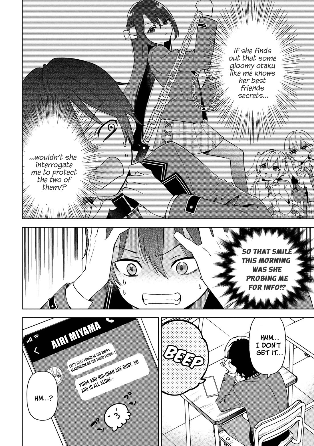When the Introverted Me Got Surrounded by S-Tier Beauties After a Seat Change, a Secret Relationship Began Chapter 3 - Page 6