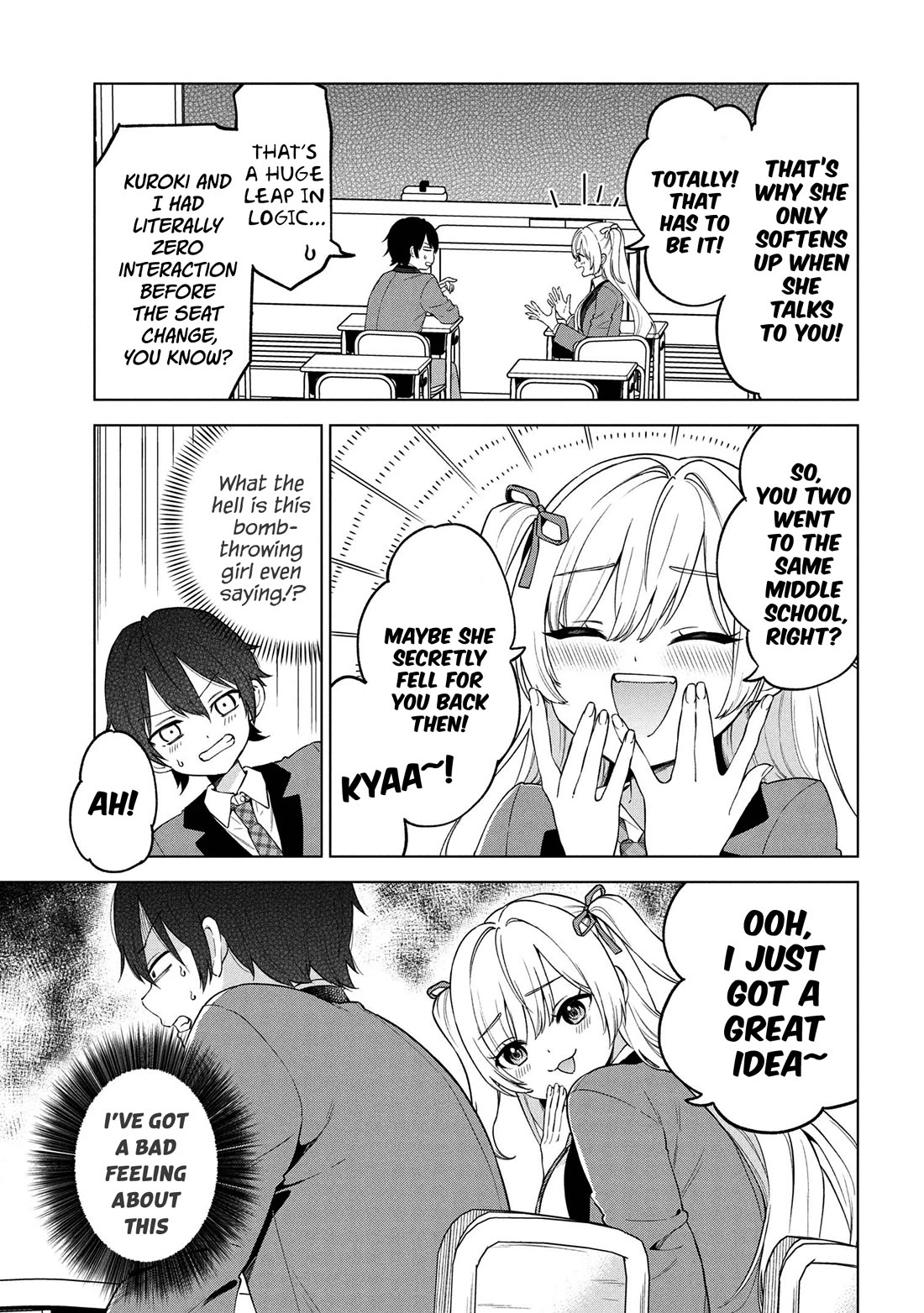 When the Introverted Me Got Surrounded by S-Tier Beauties After a Seat Change, a Secret Relationship Began Chapter 3 - Page 9