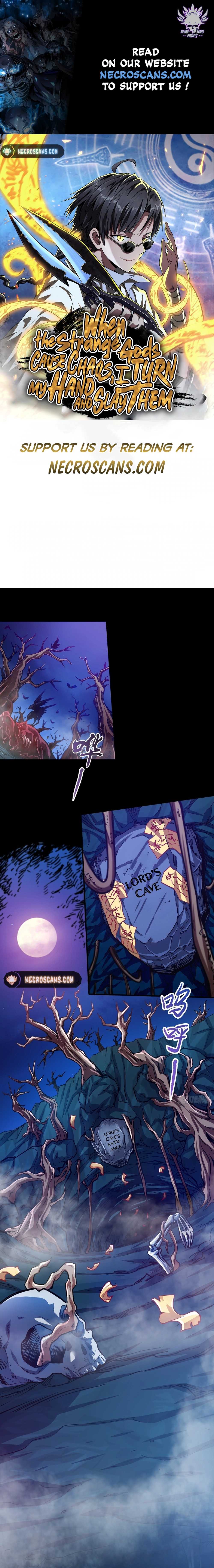 When the Strange Gods Cause Chaos, I Turn My Hand and Slay Them Chapter 1 - Page 0