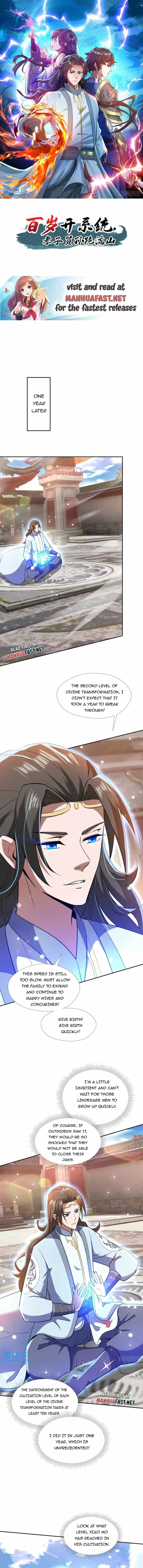 When The System Opens After The Age Of 100, All Grandchildren Kneel Upon The Mountains! Chapter 25 - Page 0