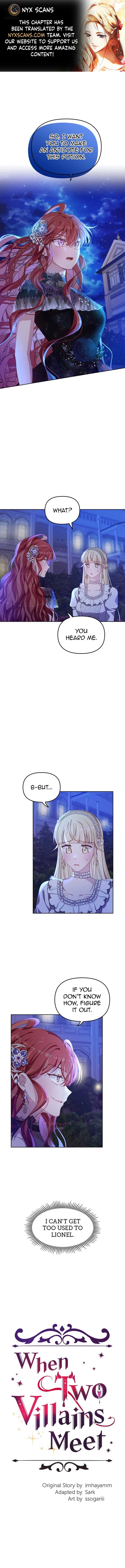 When Villainess and Villain Meet Chapter 30 - Page 1