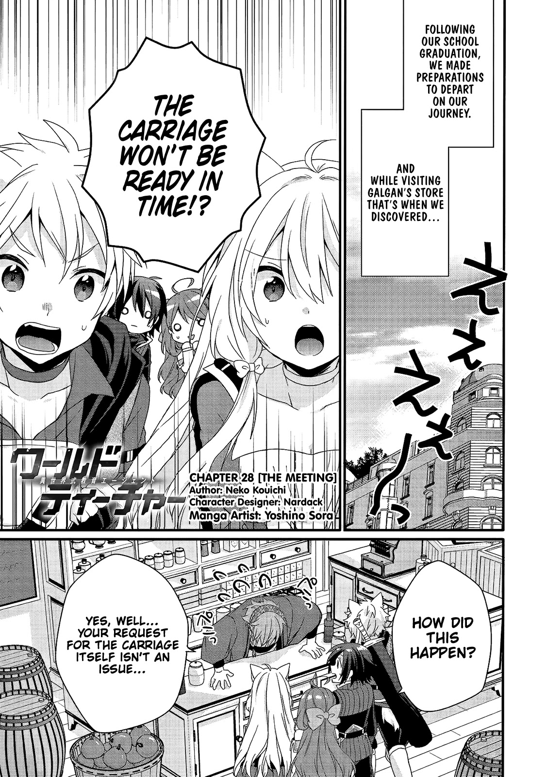 World Teacher – Isekaishiki Kyouiku Agent Chapter 28 - Page 0