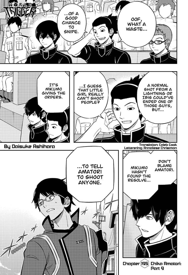 World Trigger Chapter 195 - Page 1