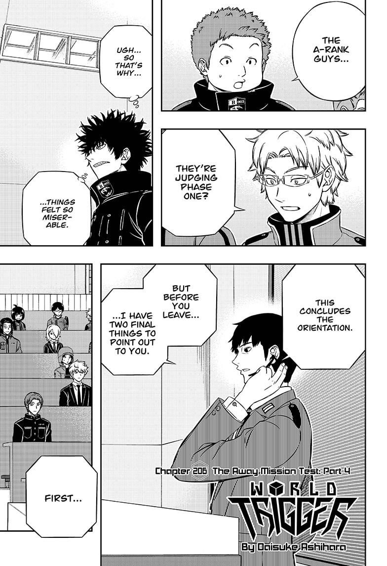 World Trigger Chapter 206 - Page 1