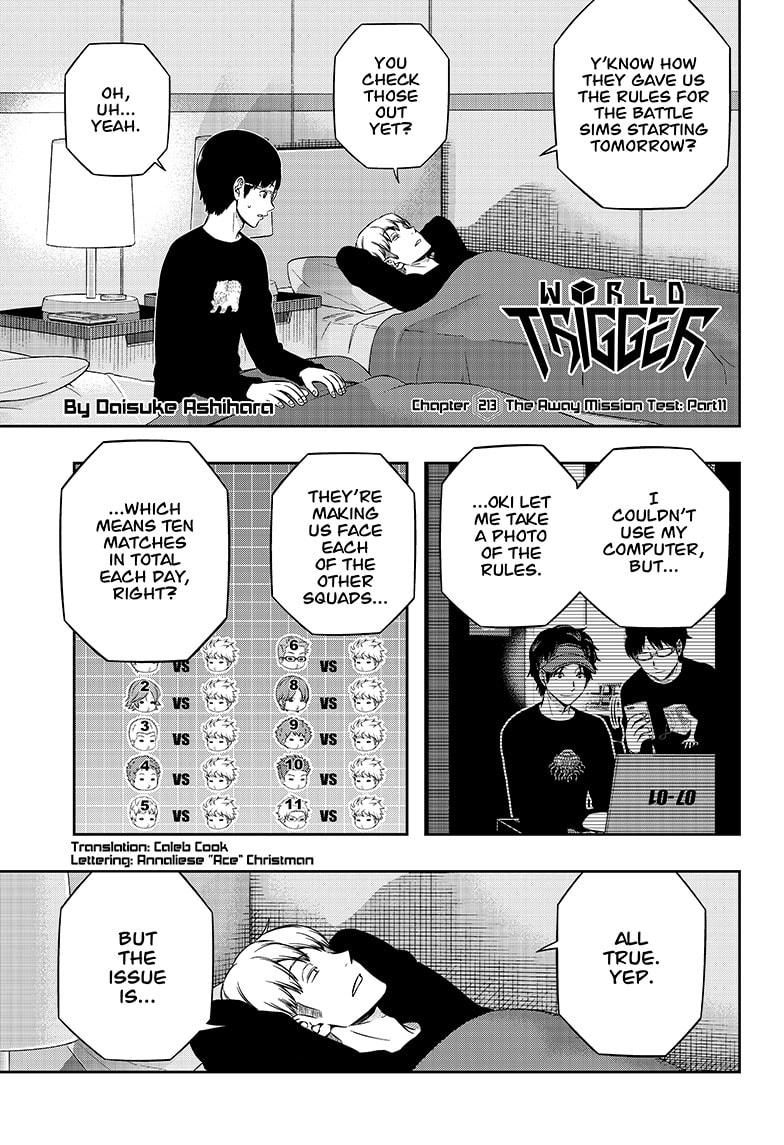 World Trigger Chapter 213 - Page 1