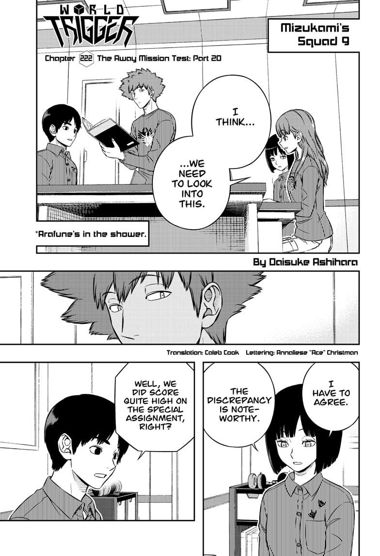 World Trigger Chapter 222 - Page 1