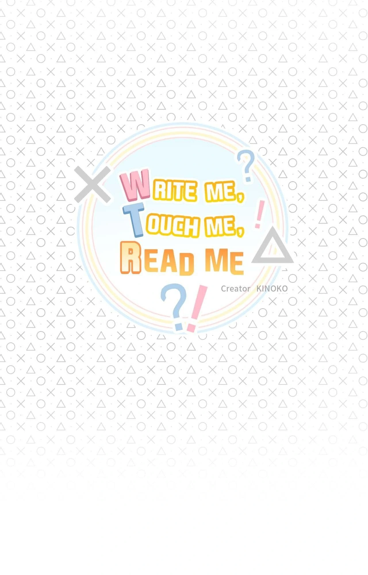 Write Me, Touch Me, Read Me Chapter 38 - Page 1