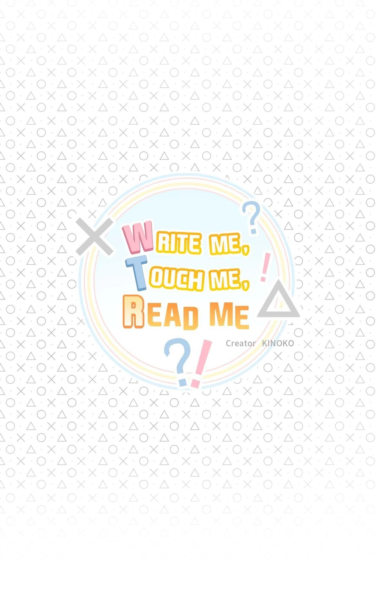Write Me, Touch Me, Read Me Chapter 39 - Page 1