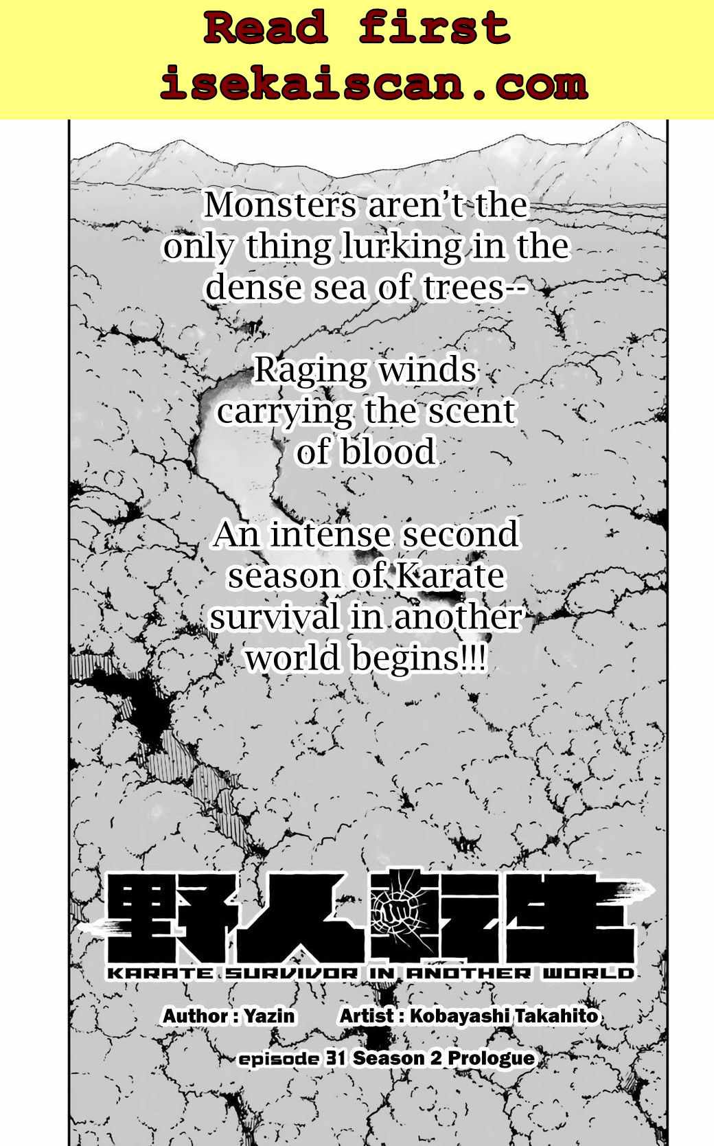 Yajin Tensei: Karate Survivor In Another World Chapter 31 - Page 1