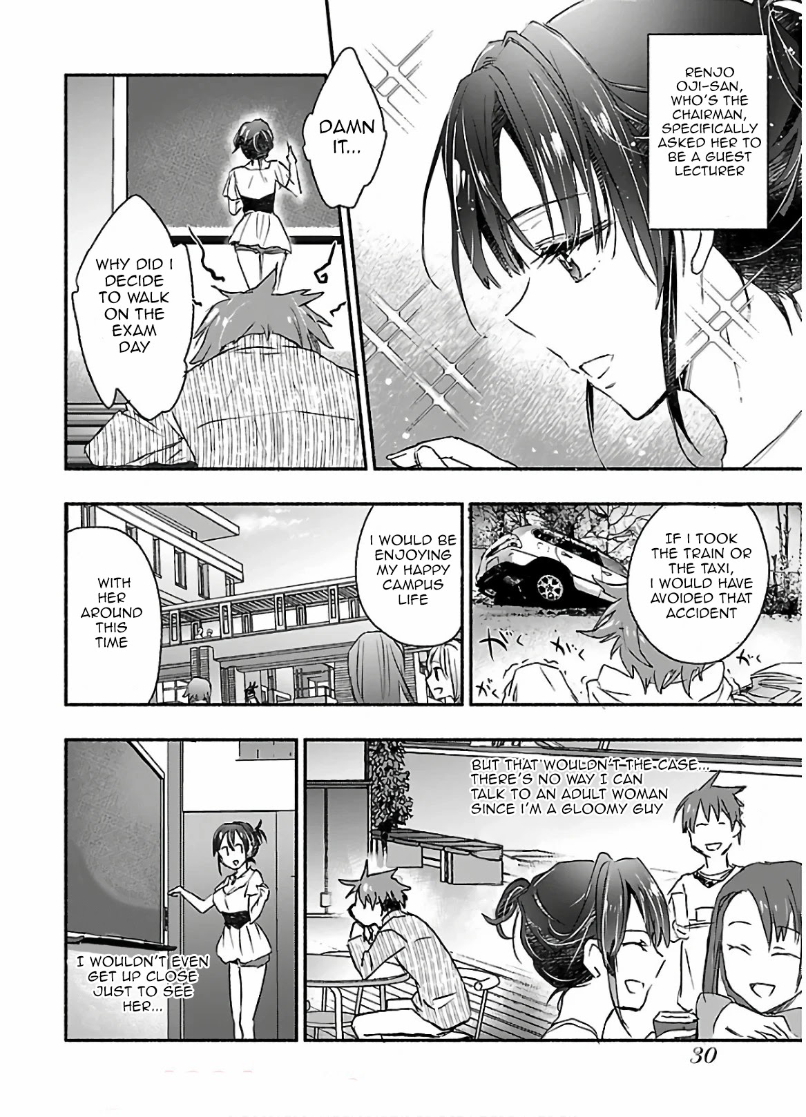 Yankee Musume ni Natsukarete Kotoshi mo Juken ni Shippai Shisou Desu Chapter 1 - Page 30