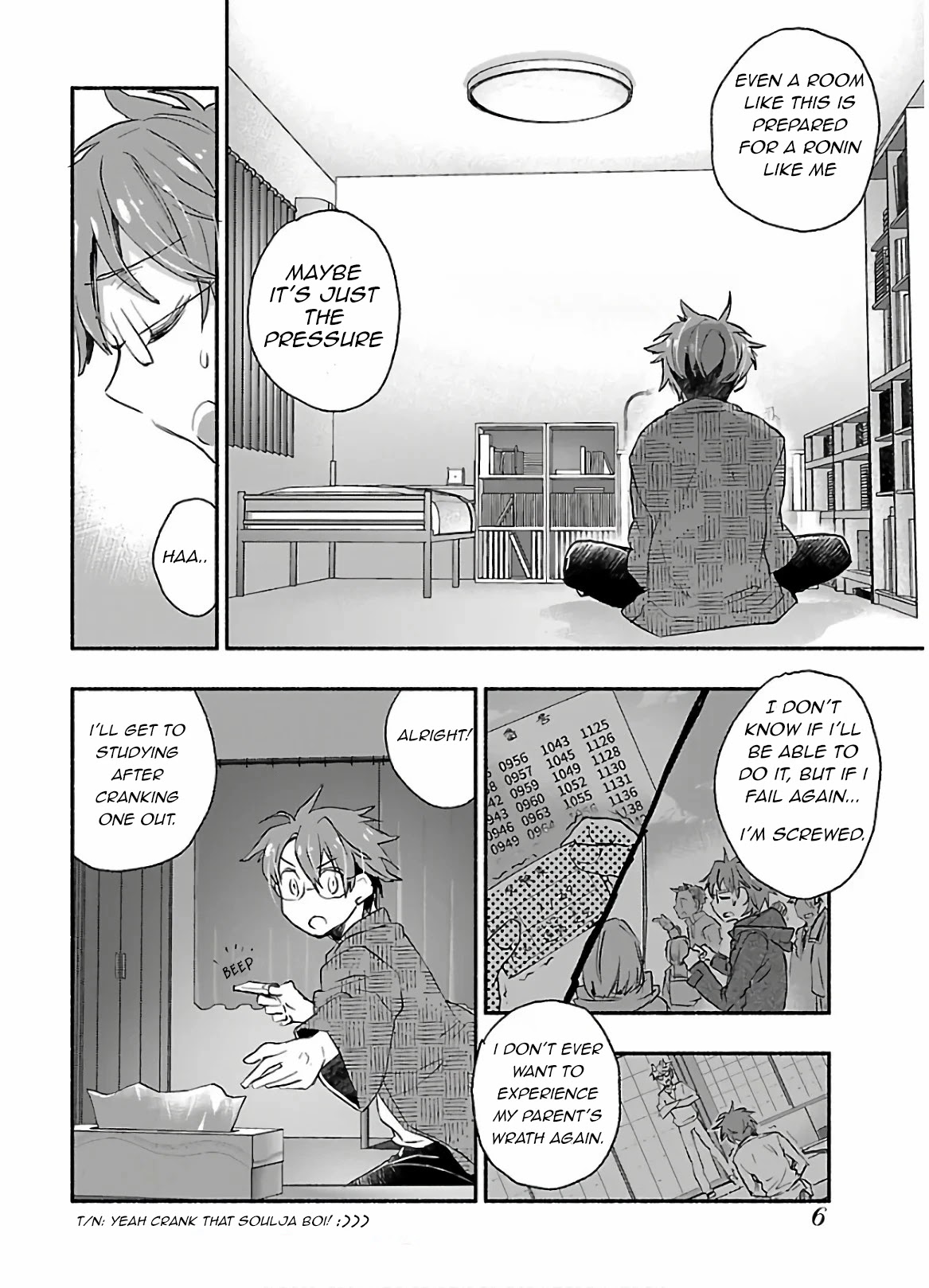 Yankee Musume ni Natsukarete Kotoshi mo Juken ni Shippai Shisou Desu Chapter 1 - Page 7