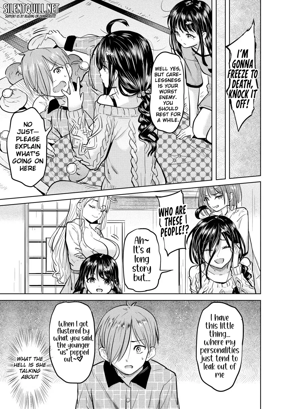 Yonin no Mama no Sei de Ore no Rabukome ga Mama Naranai Chapter 1 - Page 46