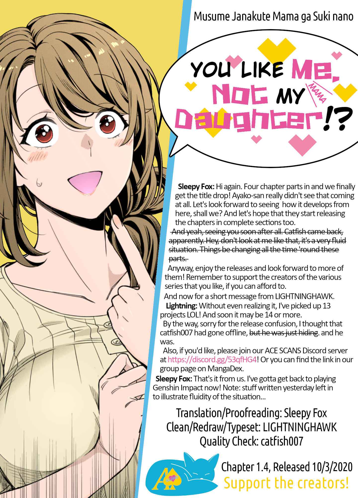 You Like Me (Mama), Not My Daughter!? Chapter 1.4 - Page 8