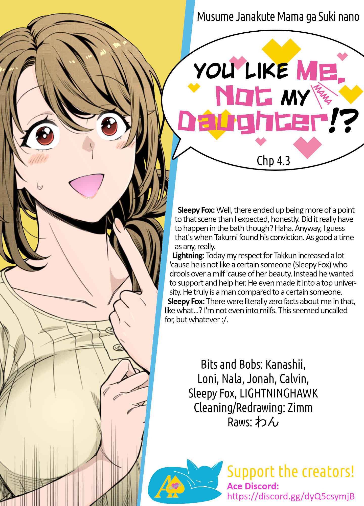 You Like Me (Mama), Not My Daughter!? Chapter 4.3 - Page 7