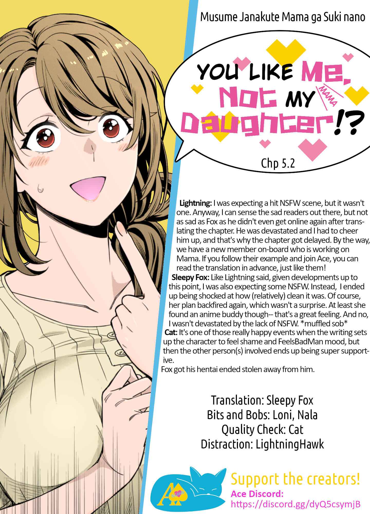 You Like Me (Mama), Not My Daughter!? Chapter 5.2 - Page 6