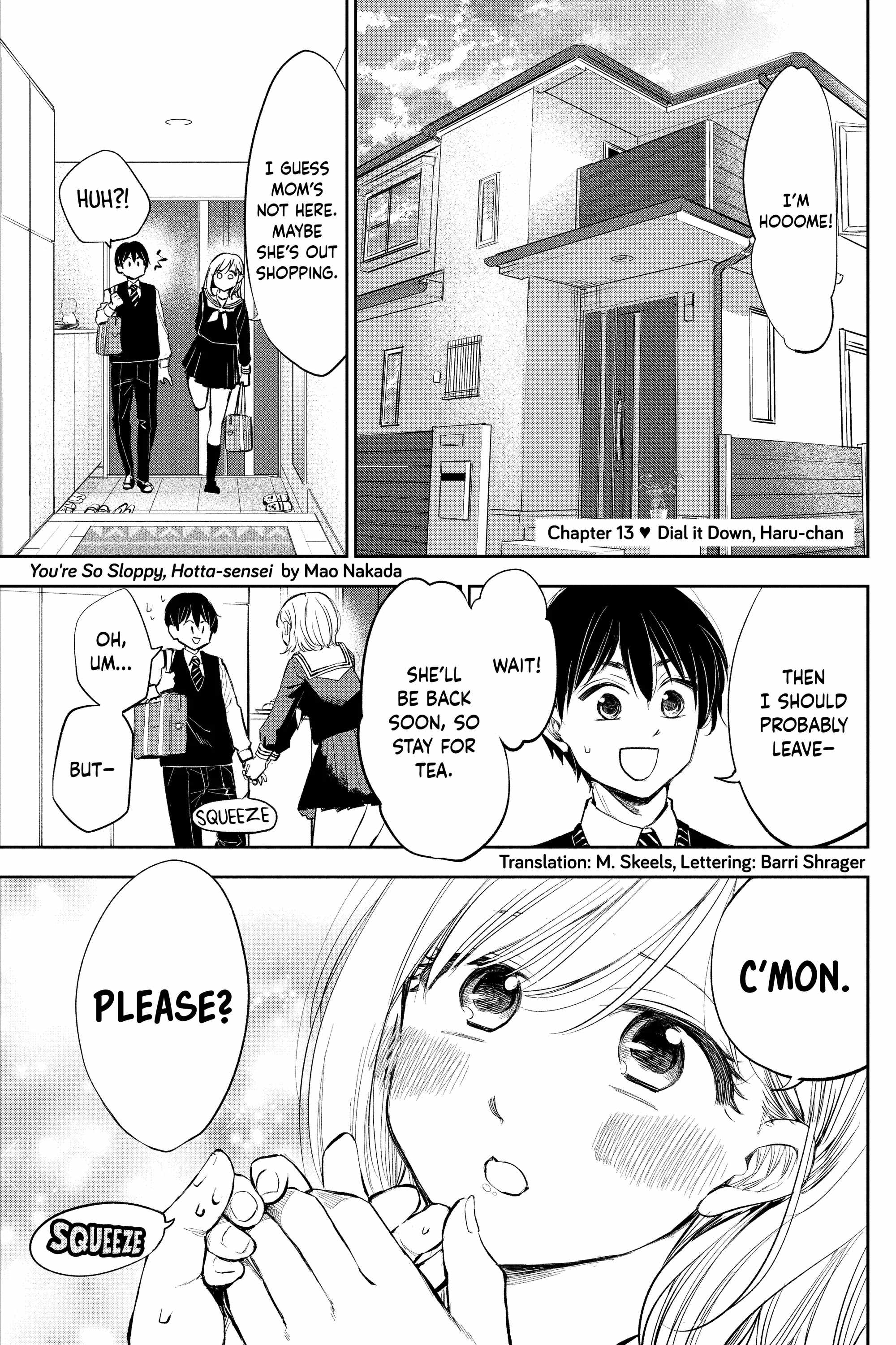 You’re So Sloppy, Hotta-sensei Chapter 13 - Page 1