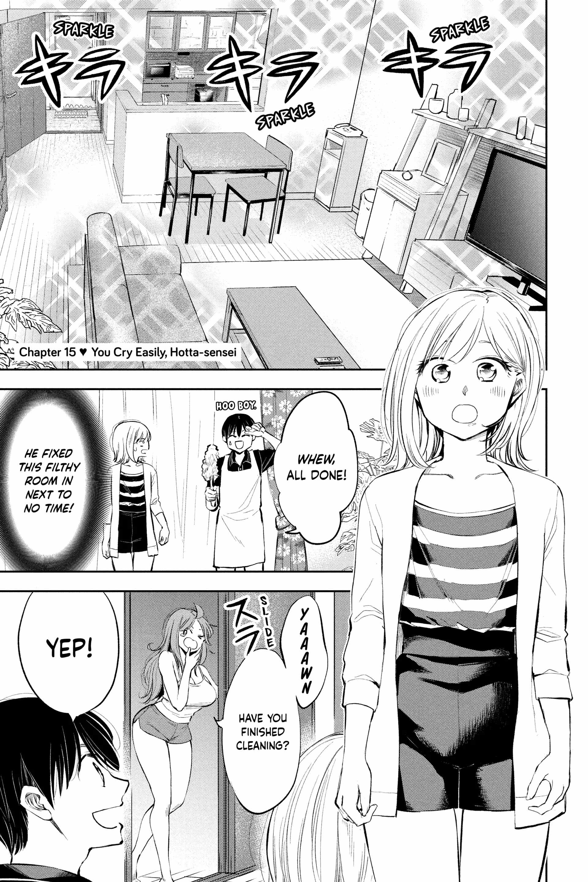 You’re So Sloppy, Hotta-sensei Chapter 15 - Page 1