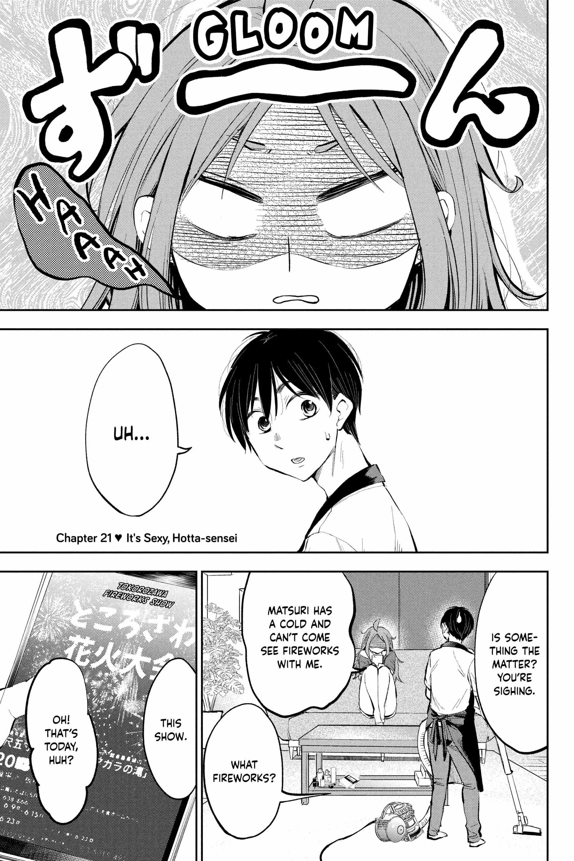 You’re So Sloppy, Hotta-sensei Chapter 21 - Page 1