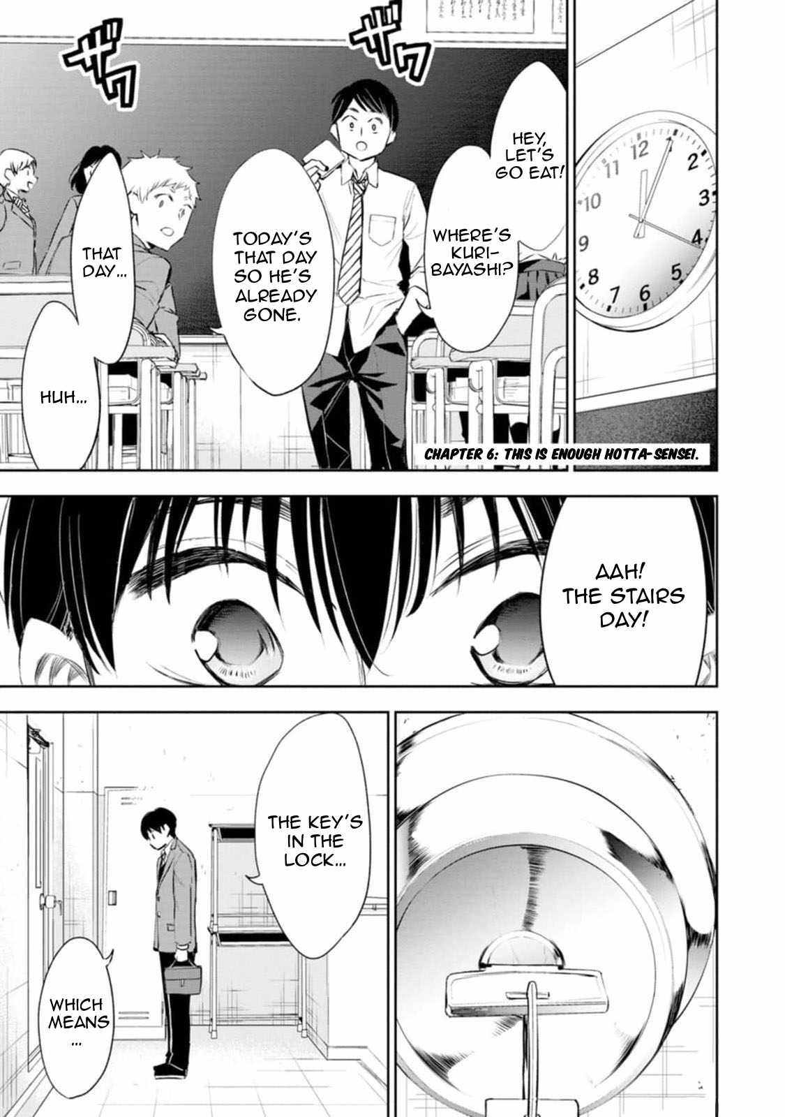 You’re So Sloppy, Hotta-sensei Chapter 6 - Page 1