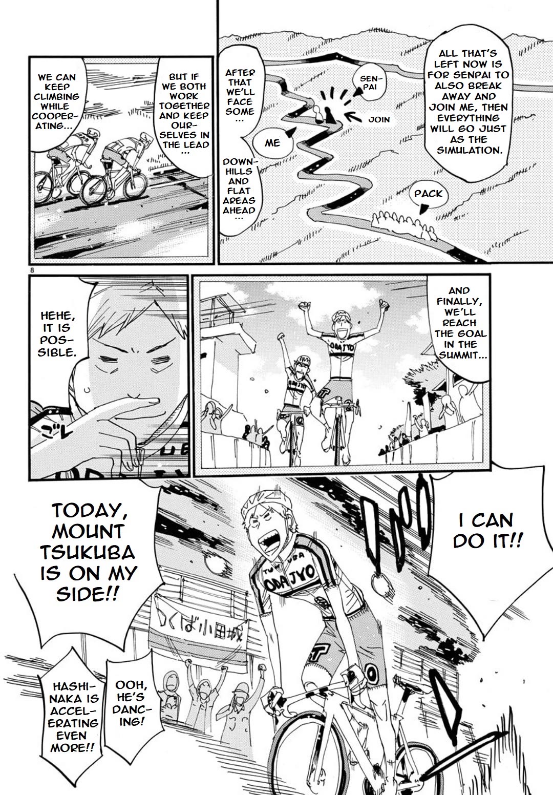 Yowamushi Pedal – Spare Bike Chapter 114 - Page 8