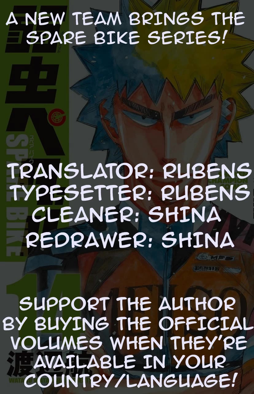 Yowamushi Pedal – Spare Bike Chapter 118 - Page 1