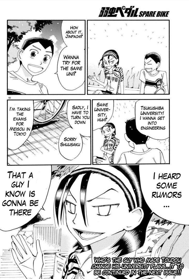 Yowamushi Pedal – Spare Bike Chapter 78 - Page 18