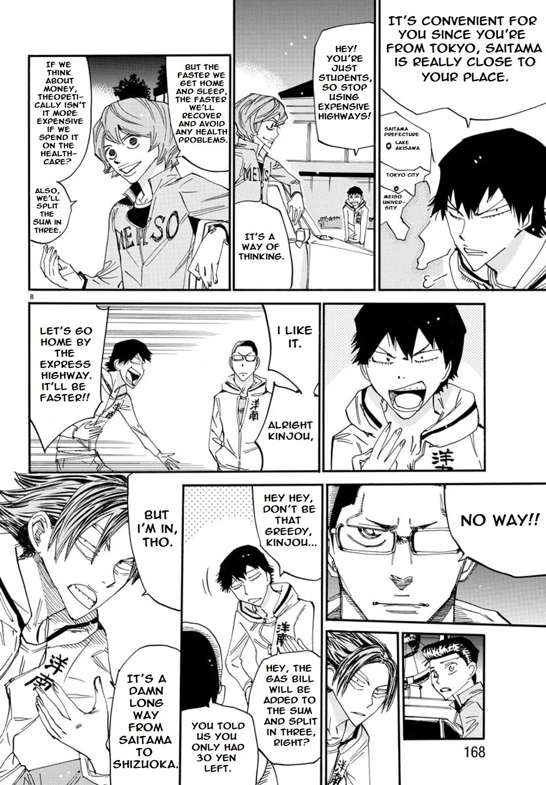 Yowamushi Pedal – Spare Bike Chapter 92 - Page 8