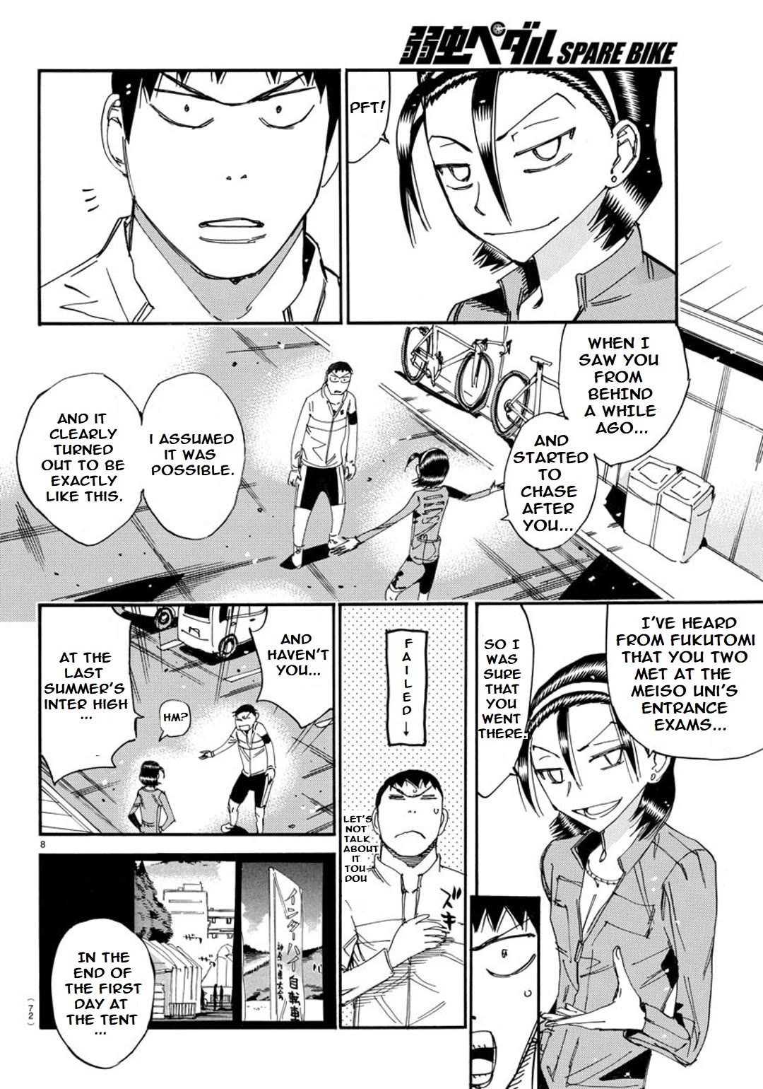 Yowamushi Pedal – Spare Bike Chapter 99 - Page 8