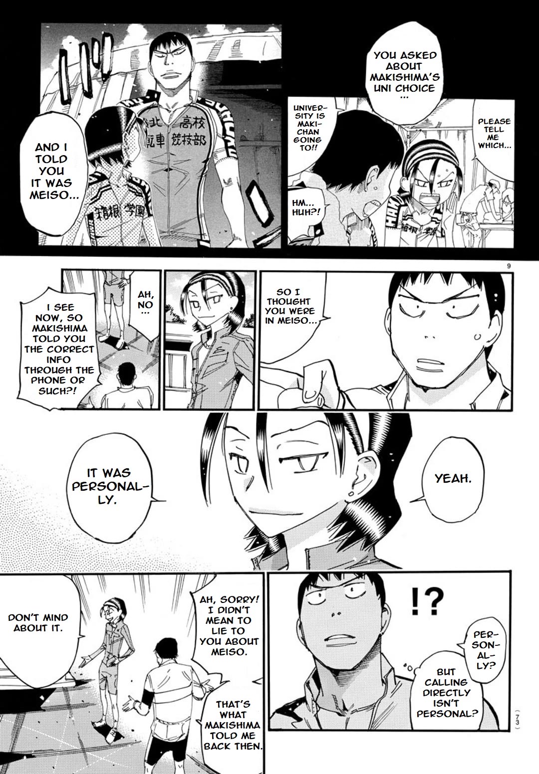 Yowamushi Pedal – Spare Bike Chapter 99 - Page 9