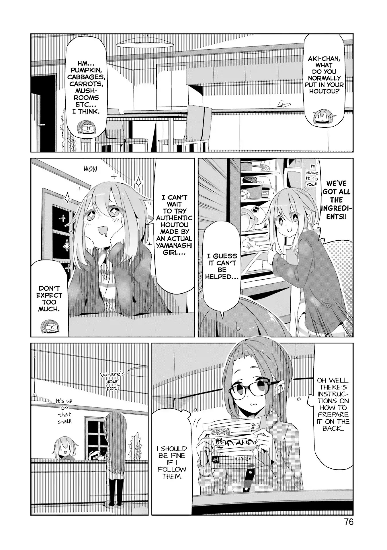 Yurucamp Chapter 16 - Page 14