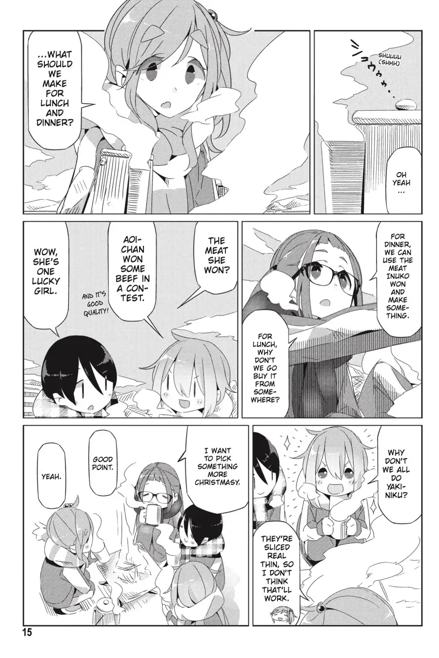 Yurucamp Chapter 19 - Page 16