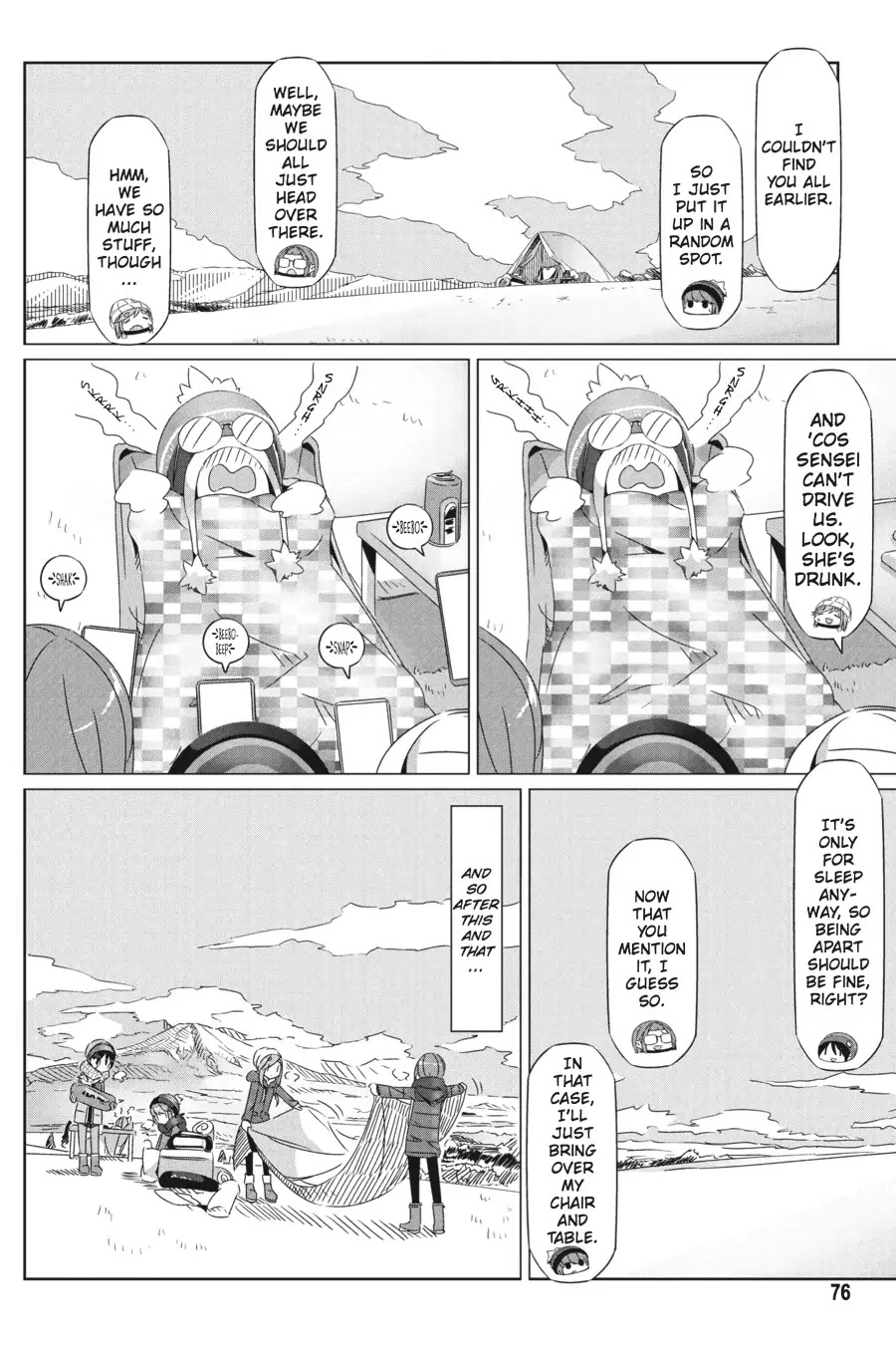 Yurucamp Chapter 21 - Page 14