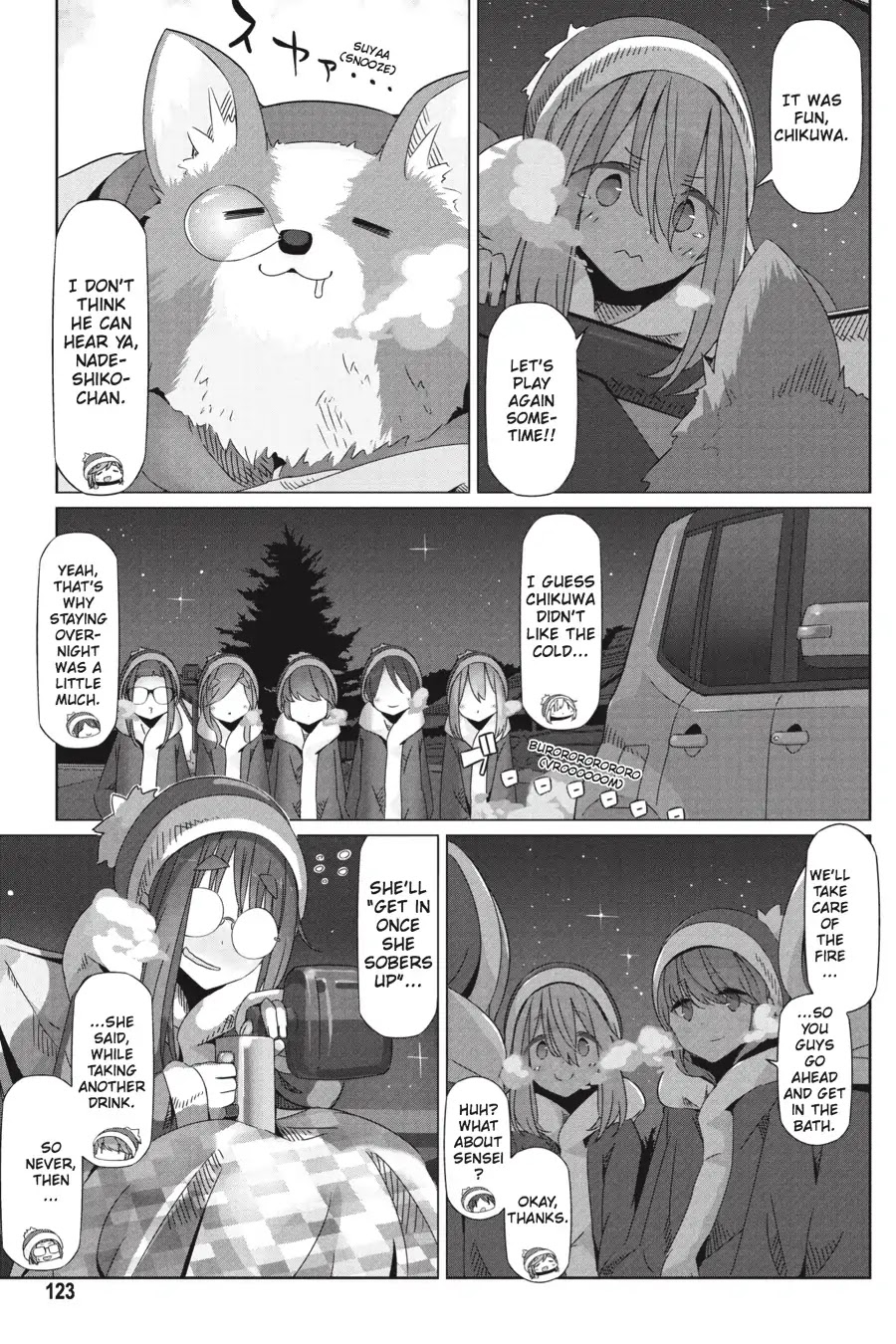 Yurucamp Chapter 23 - Page 1