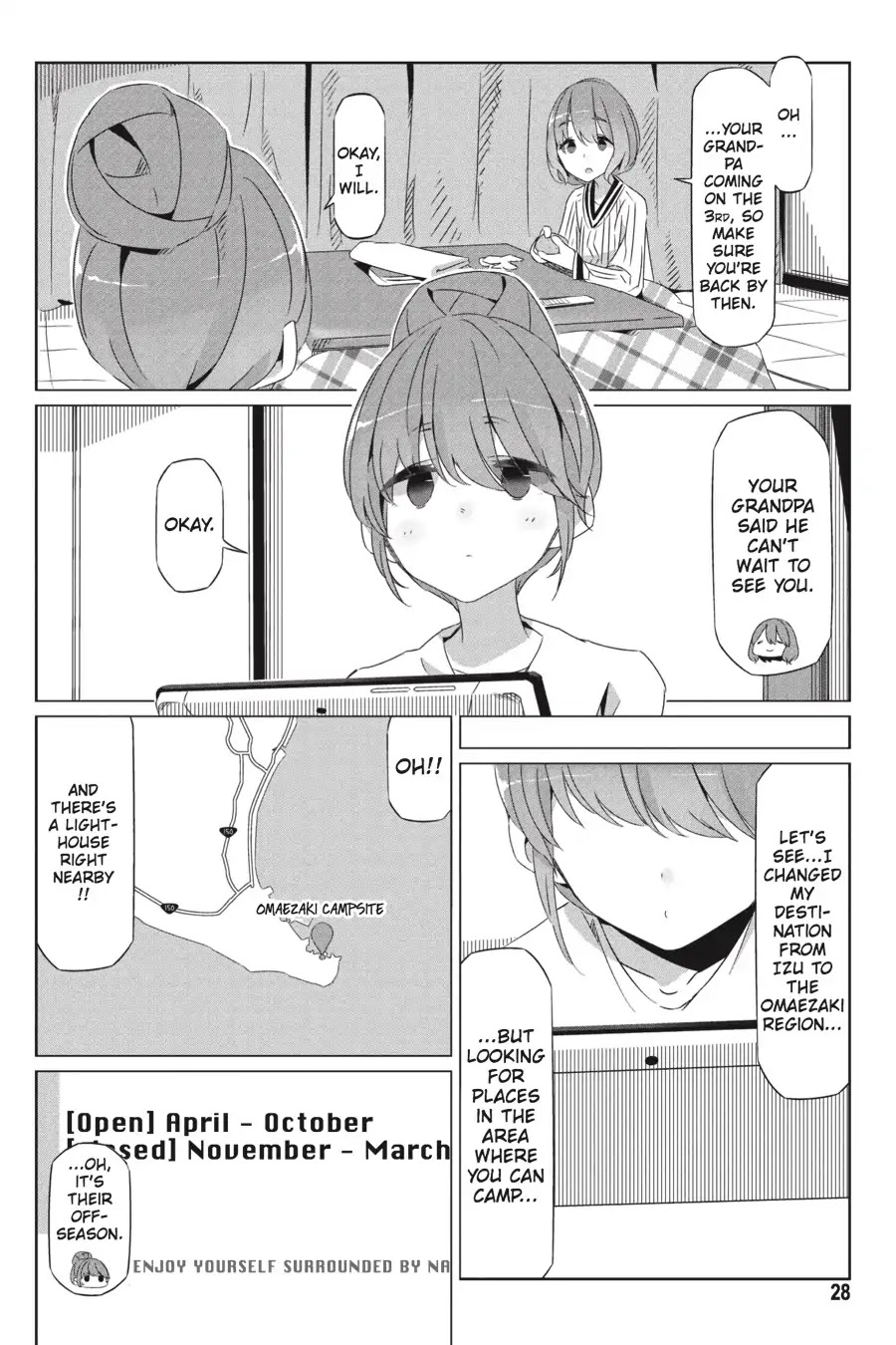 Yurucamp Chapter 24 - Page 29