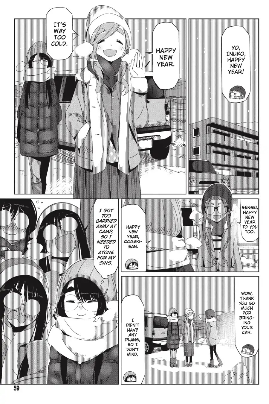 Yurucamp Chapter 26 - Page 1