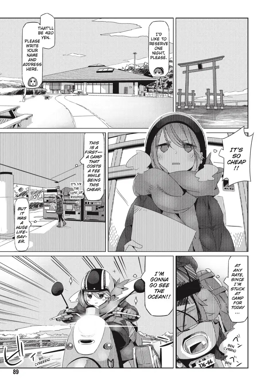 Yurucamp Chapter 27 - Page 1