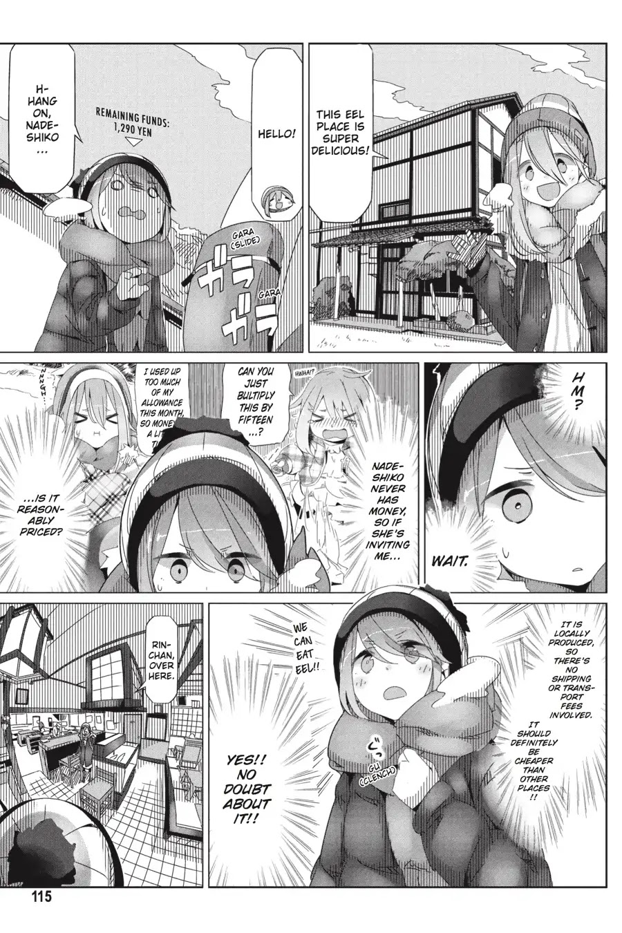 Yurucamp Chapter 28 - Page 1