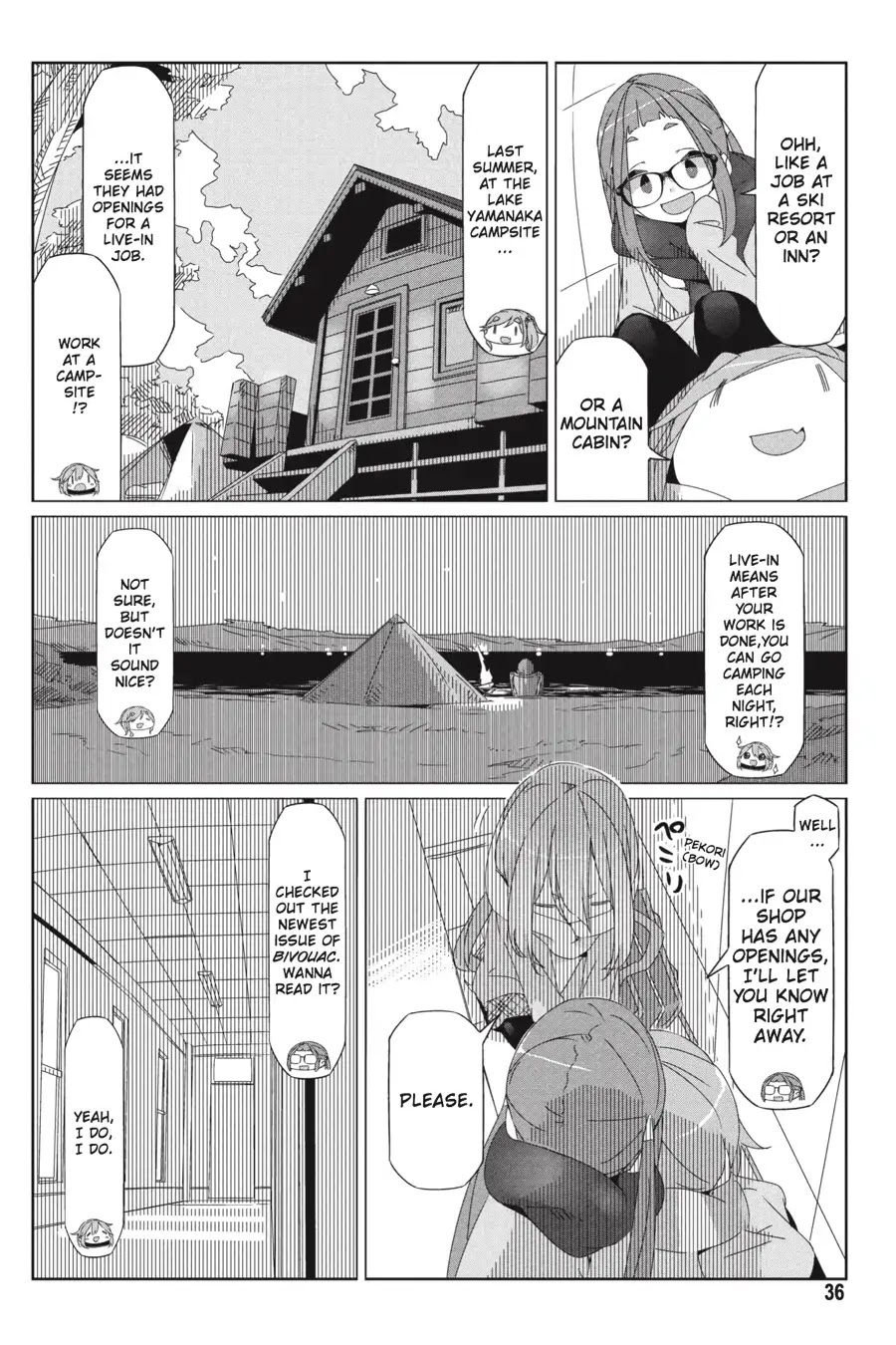 Yurucamp Chapter 30 - Page 8