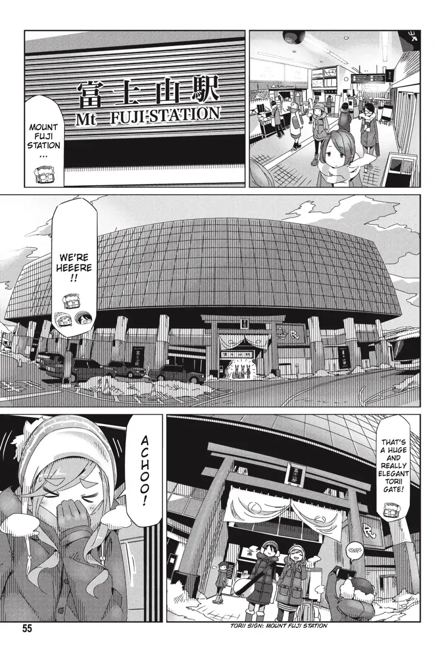 Yurucamp Chapter 31 - Page 1