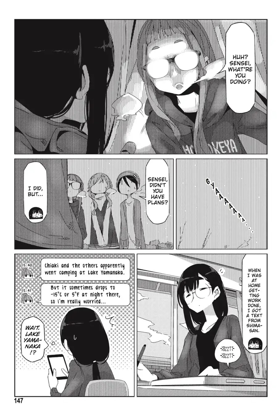 Yurucamp Chapter 34 - Page 15