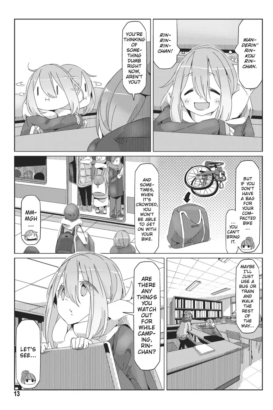 Yurucamp Chapter 35 - Page 14