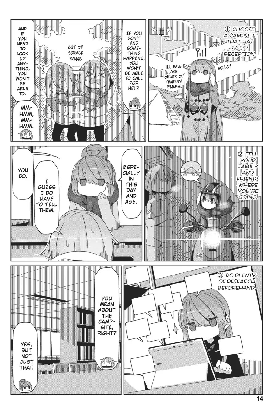 Yurucamp Chapter 35 - Page 15