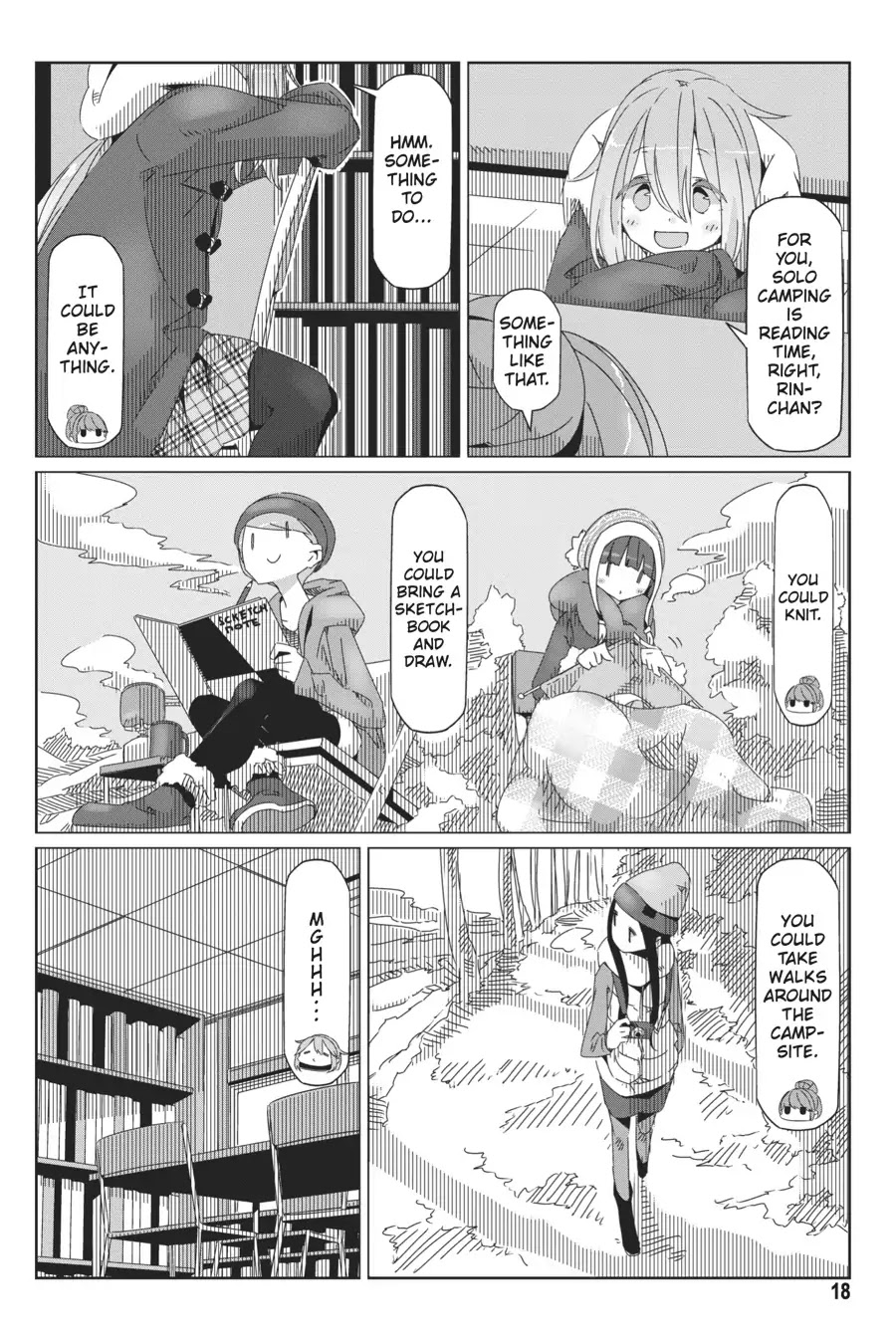Yurucamp Chapter 35 - Page 19
