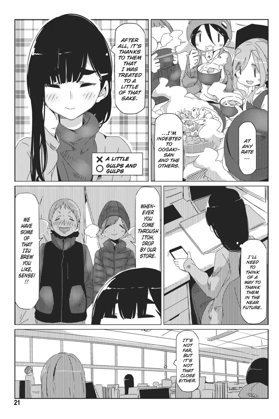 Yurucamp Chapter 35 - Page 22
