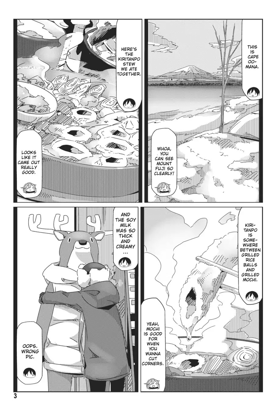 Yurucamp Chapter 35 - Page 4
