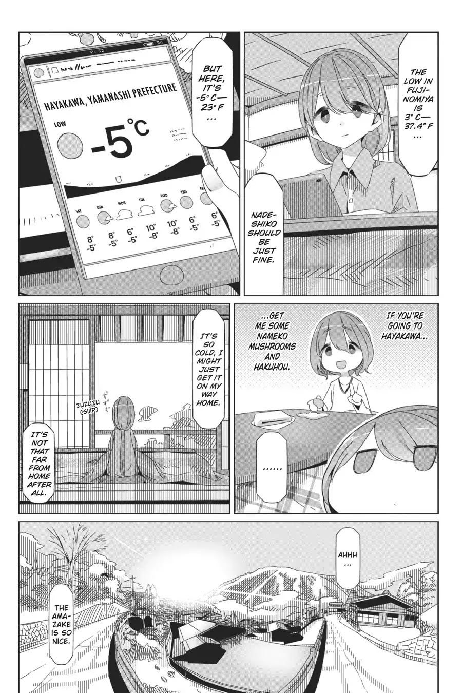 Yurucamp Chapter 36 - Page 10