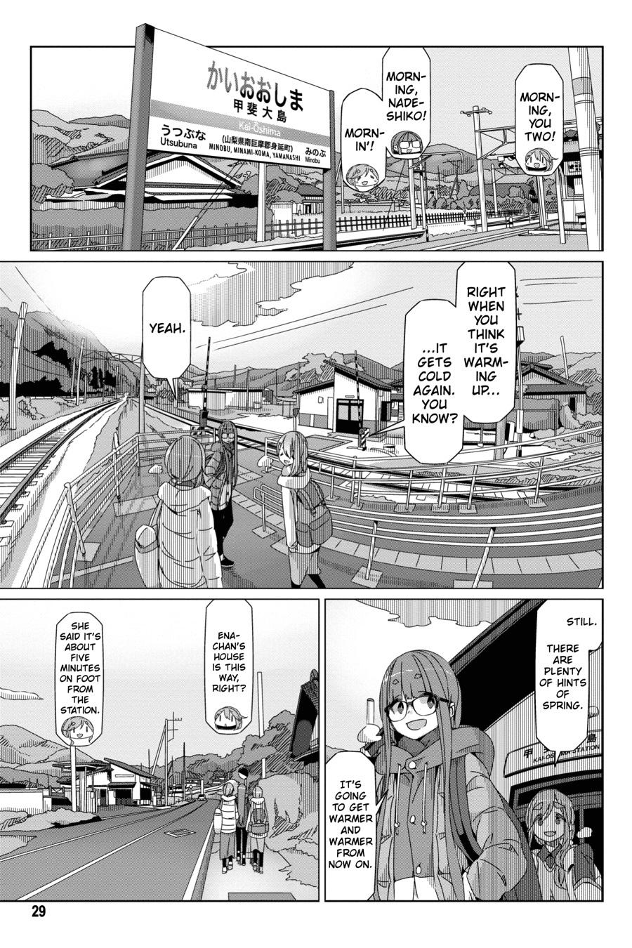 Yurucamp Chapter 54 - Page 1